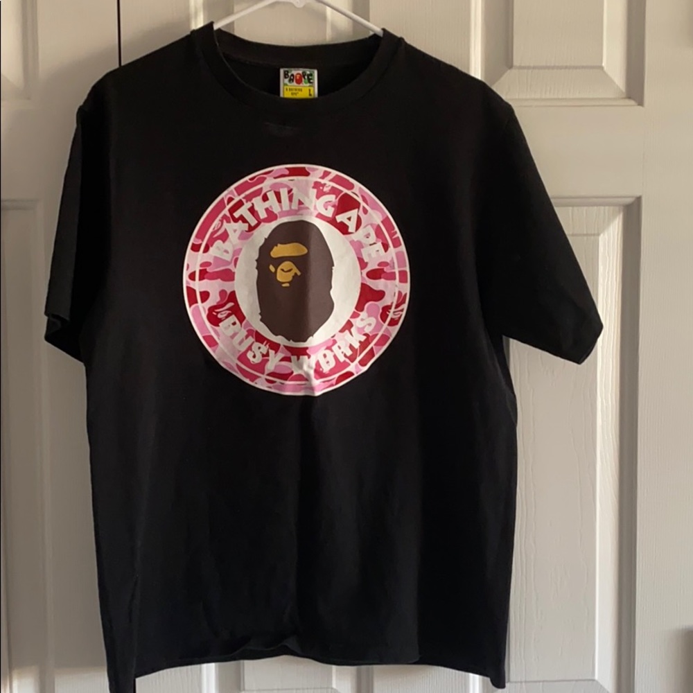 Large black Bape T shirt